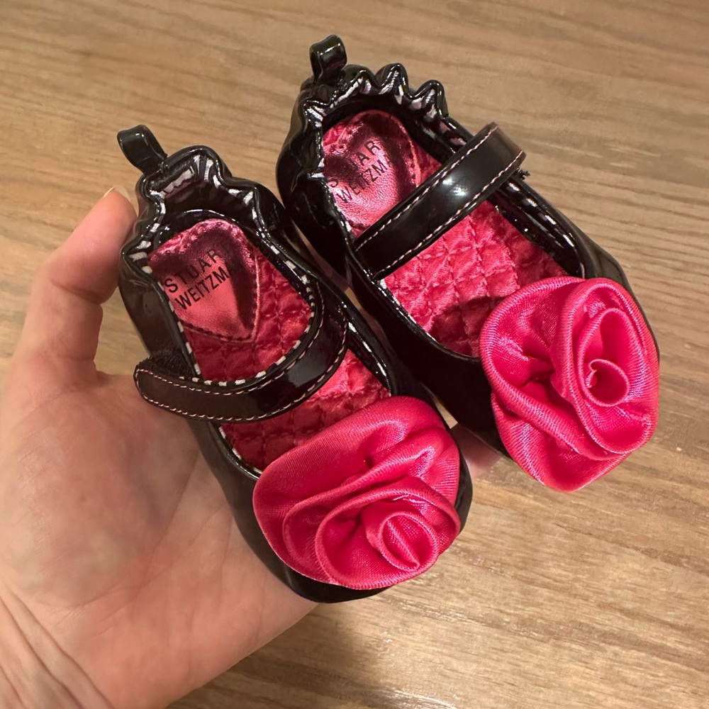 Baby Stuart Weitzman Rosette Shoes